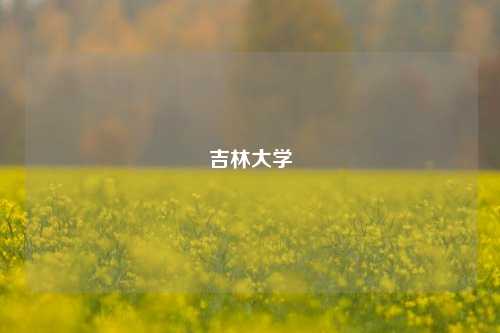 吉林大学
