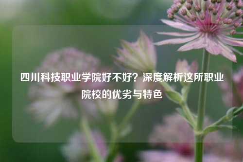 四川科技职业学院好不好？深度解析这所职业院校的优劣与特色