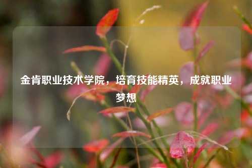 金肯职业技术学院，培育技能精英，成就职业梦想