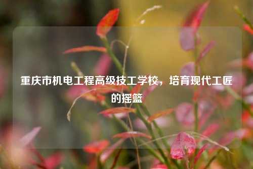 重庆市机电工程高级技工学校，培育现代工匠的摇篮