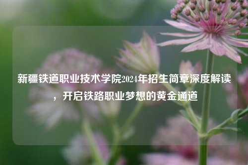 新疆铁道职业技术学院2024年招生简章深度解读，开启铁路职业梦想的黄金通道