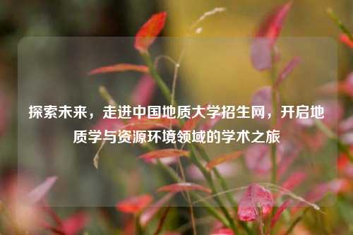 探索未来，走进中国地质大学招生网，开启地质学与资源环境领域的学术之旅