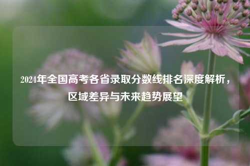 2024年全国高考各省录取分数线排名深度解析，区域差异与未来趋势展望