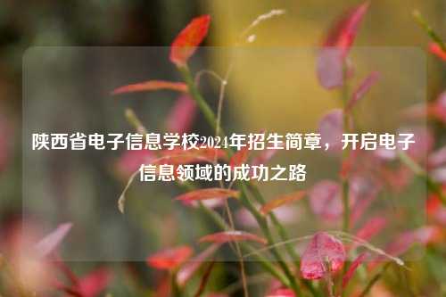 陕西省电子信息学校2024年招生简章，开启电子信息领域的成功之路