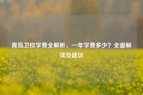 青岛卫校学费全解析，一年学费多少？全面解读及建议