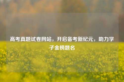 高考真题试卷网站，开启备考新纪元，助力学子金榜题名