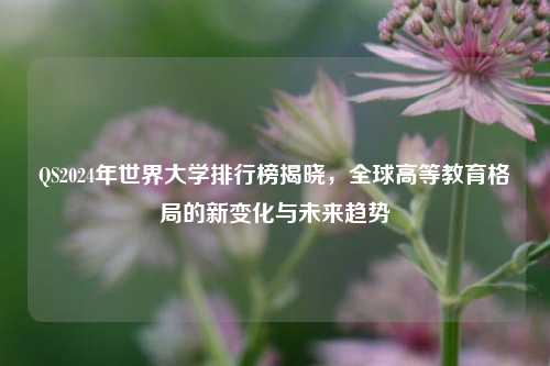 QS2024年世界大学排行榜揭晓，全球高等教育格局的新变化与未来趋势