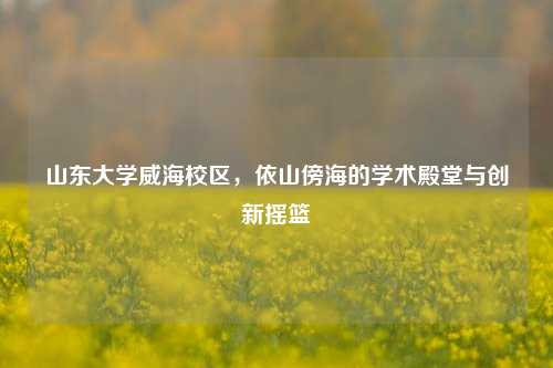 山东大学威海校区，依山傍海的学术殿堂与创新摇篮